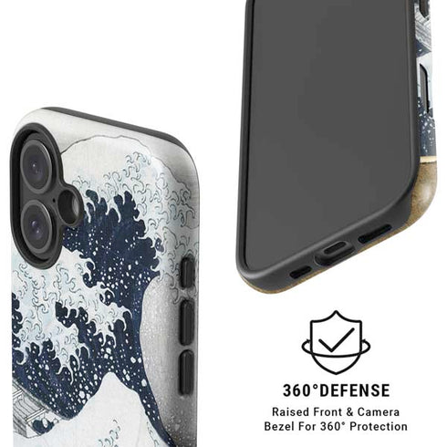 The Great Wave off Kanagawa by Hokusai iPhone 16 Magsafe Impact Case